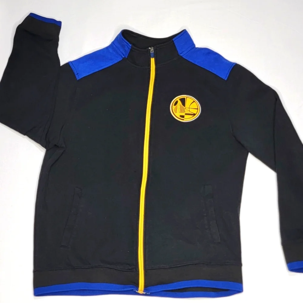 Official‎ NBA licensed Golden State Warriors Fill Zip Jacket Size L #395